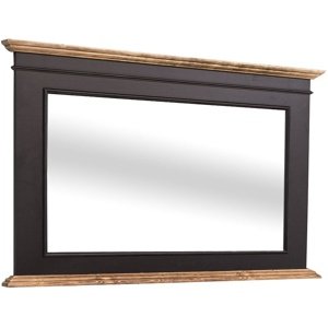 Kúpeľňové zrkadlo ava 138b - čierna/hnedá