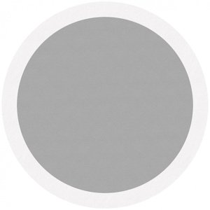 Kusový koberec 133x133cm hippo - šedá/biela