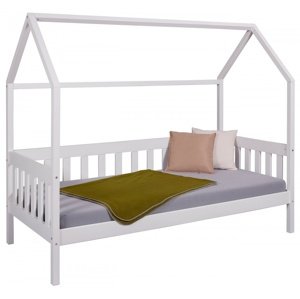 Domčeková posteľ ii 90x200cm sully - biela