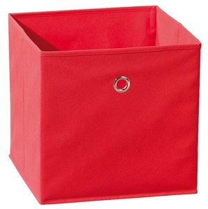 Skladací úložný box cube - červená