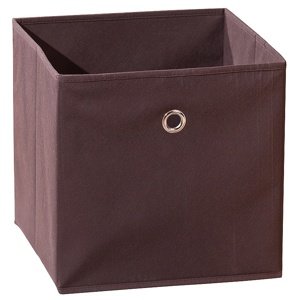 Skladací úložný box cube - hnedá