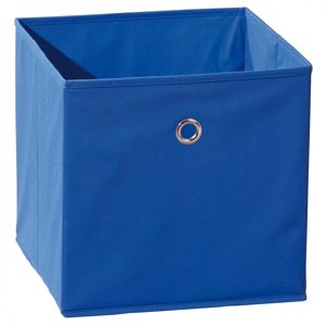 Skladací úložný box cube - modrá