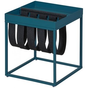 Odkladací stolík hayes - modrá/čierna