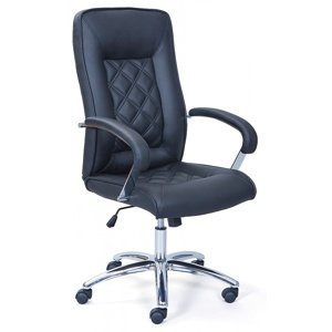 Kancelárska stolička na kolieskach schwarz - čierna