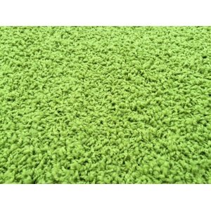 Kusový koberec color shaggy - zelené jablko - obdélník 60x110cm