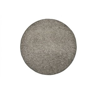 Oberec color shaggy - šedá - kruh průměr 160cm