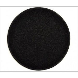 Eton černý koberec kulatý - 120 cm