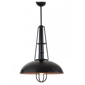 Stropná lampa corvus - čierna