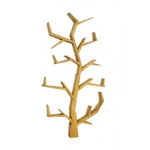 Polica v tvare stromu cos 25 - k15 hnedá borovica