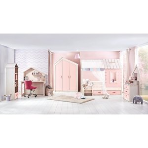 Detská izba boom - breza/ružová