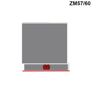 ArtExt Dvierka na umývačku riadu Quantum ZM57/60 Farba dvierok: Beige mat